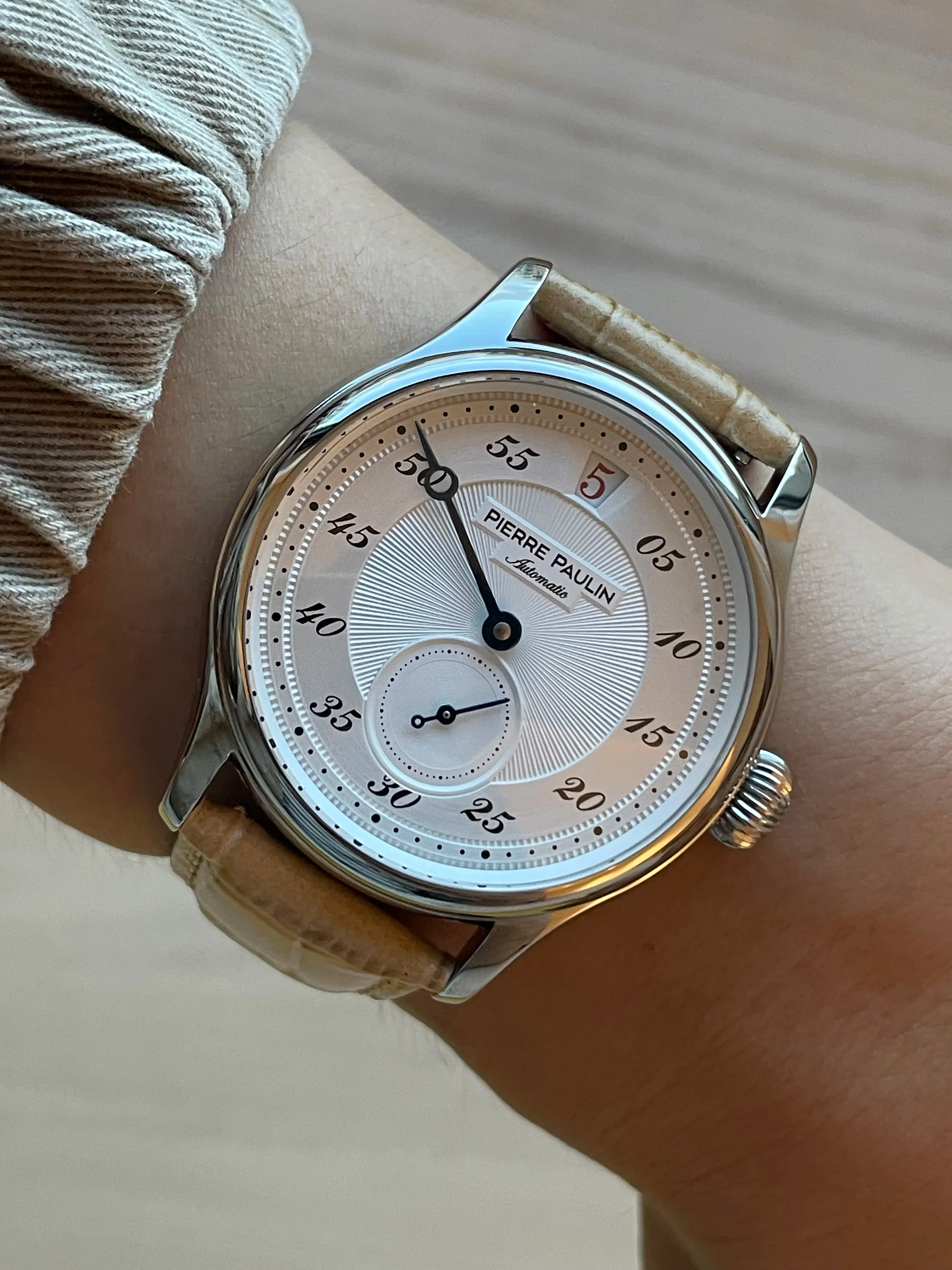 42mm PIERRE PAULIN Jumping Hour Watch - Image 3
