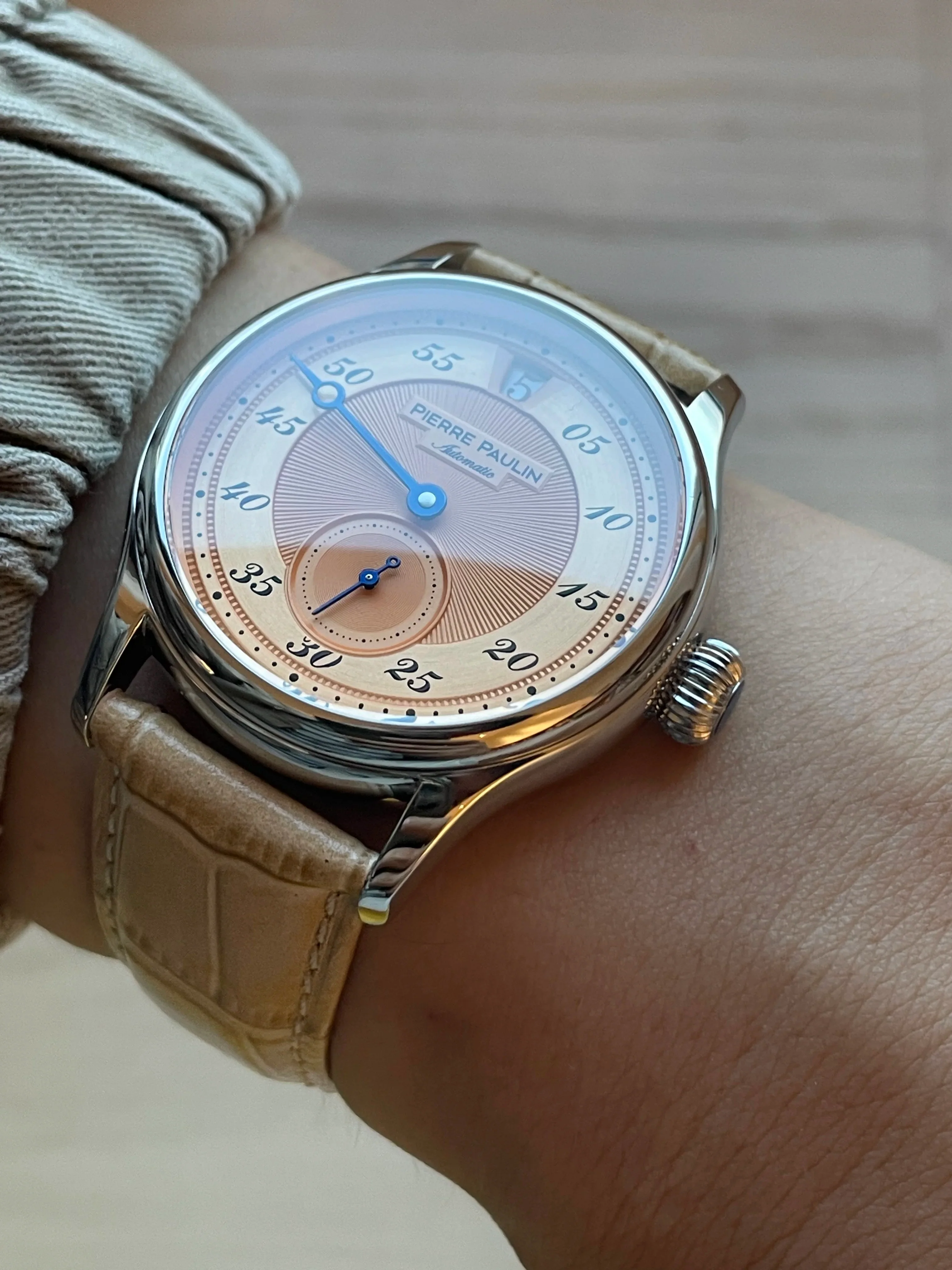 42mm PIERRE PAULIN Jumping Hour Watch - Image 6