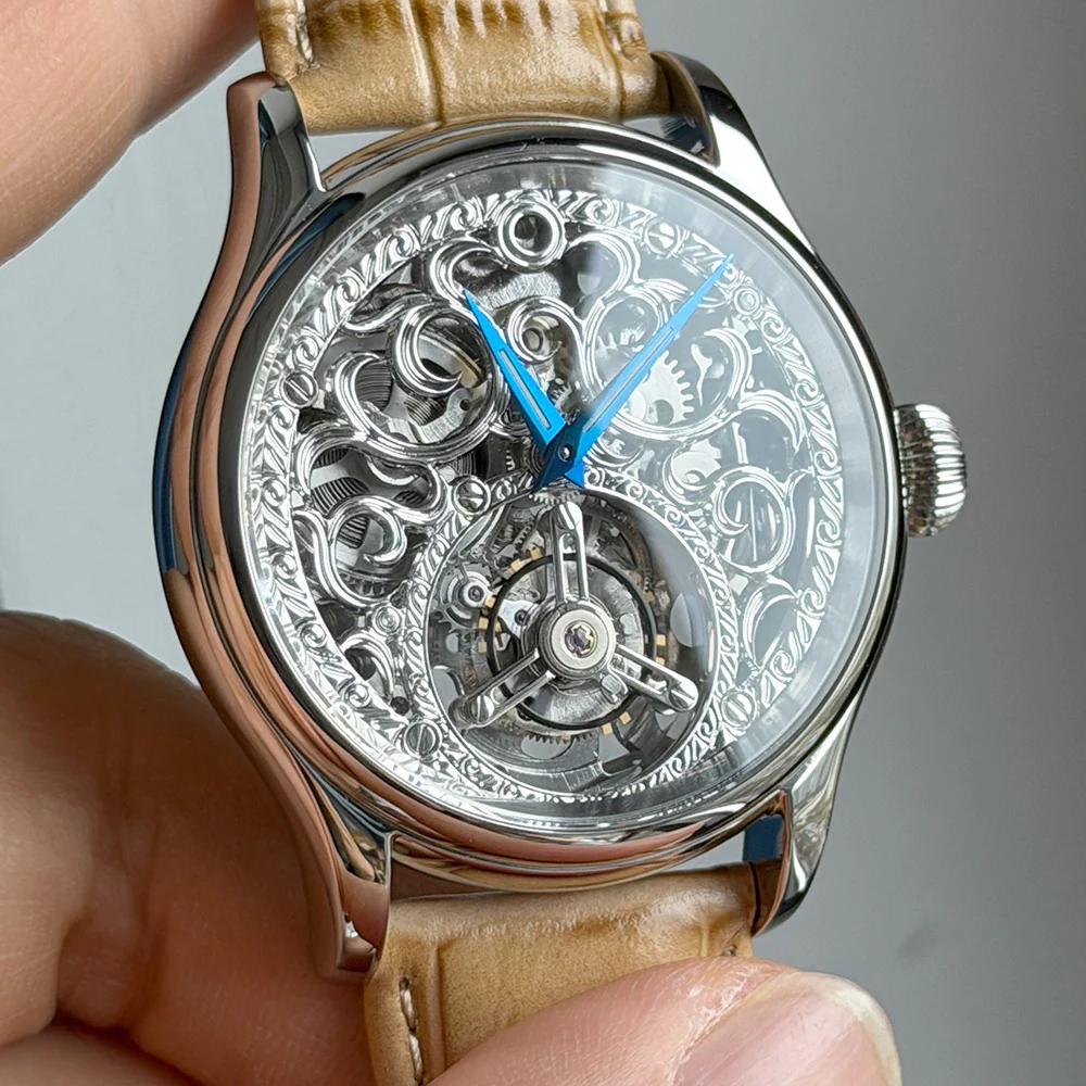 Merkur 100% Skeleton Tourbillon Watch