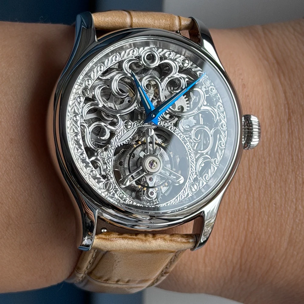 Merkur 100% Skeleton Tourbillon Watch - Image 3