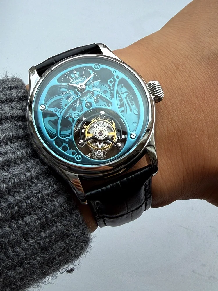 Merkur 100% Tourbillon Watch Transparency