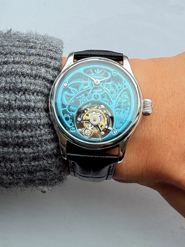 Merkur 100% Tourbillon Watch Transparency - Image 6