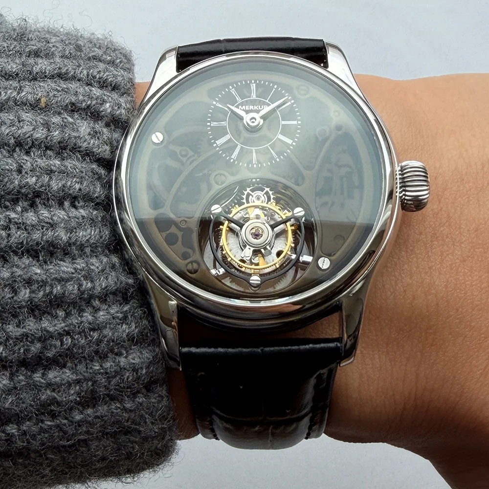Merkur 100% Tourbillon Watch Transparency - Image 8
