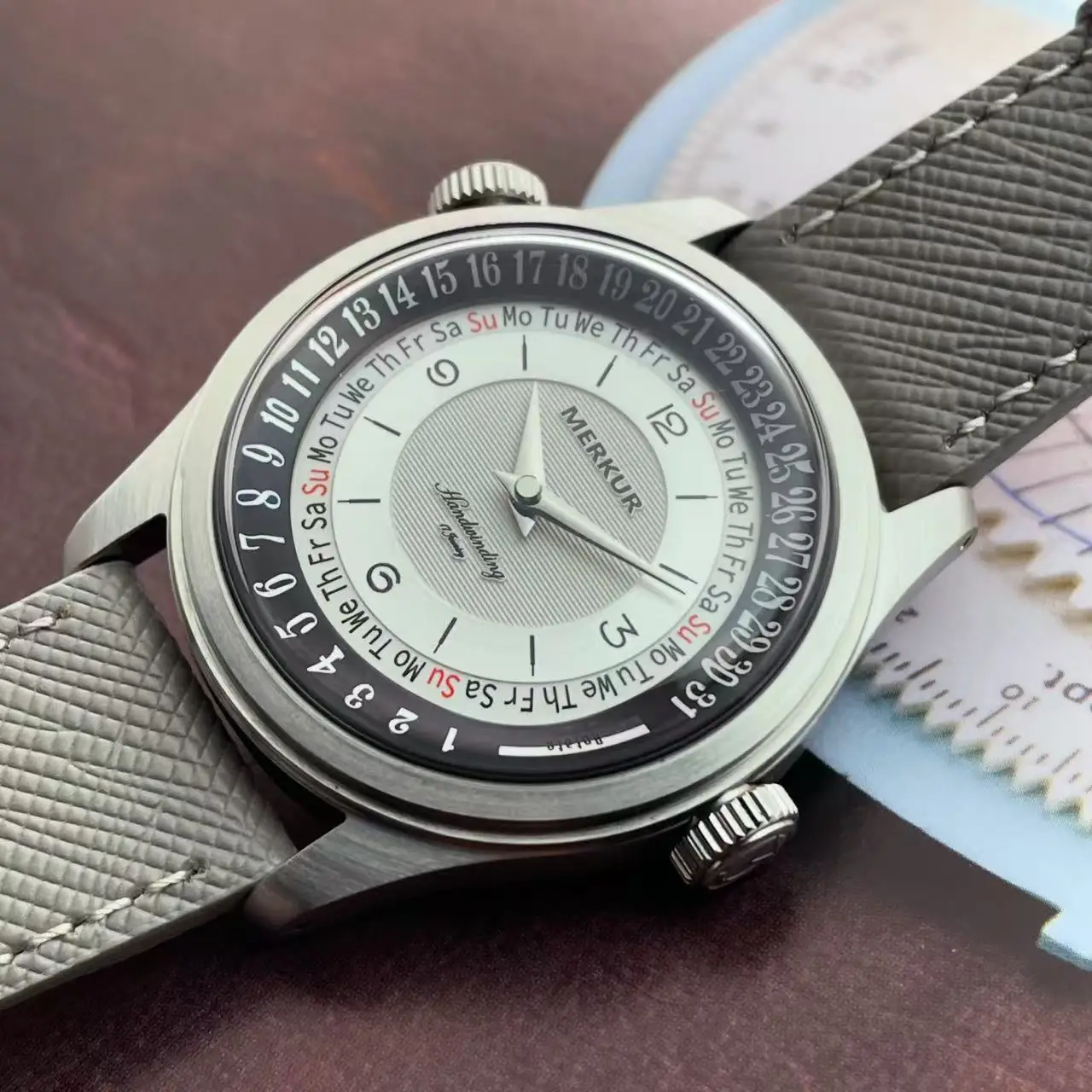 Merkur Calendar Week Watch