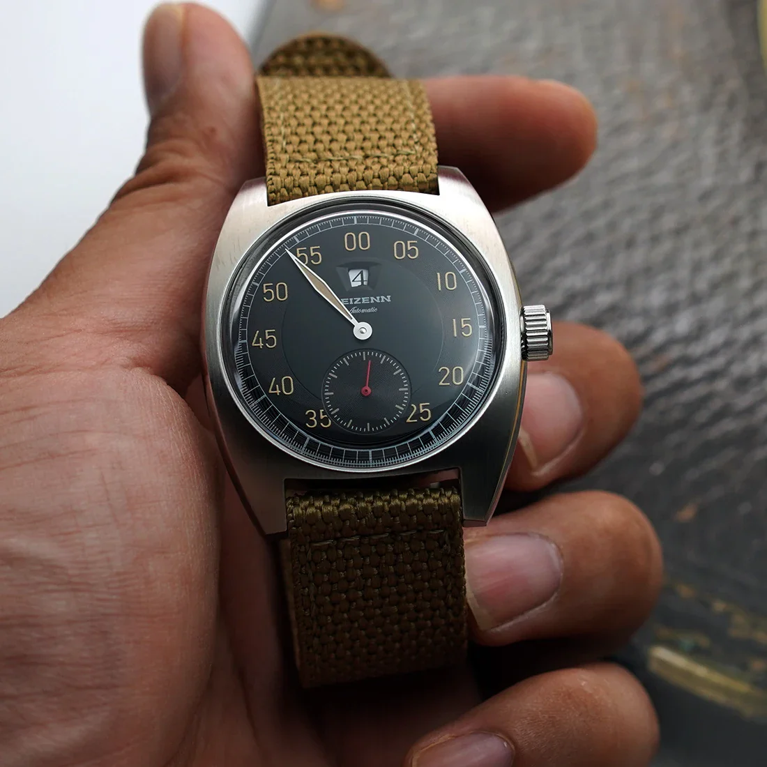 MERKUR Jump Hour Watch Military - Image 2