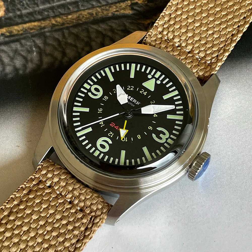 Merkur Pilot 24H Automatic Watch - Image 6