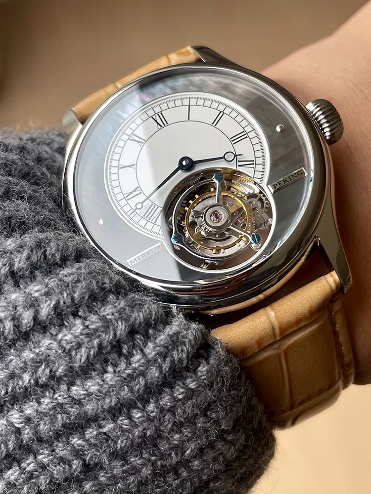 Merkur Tourbillon Watch Pearl
