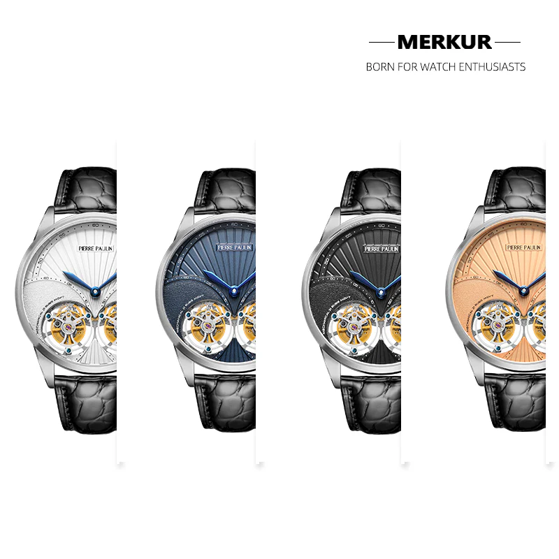 Pierre Paulin Double Tourbillon Shell Blue - Image 3