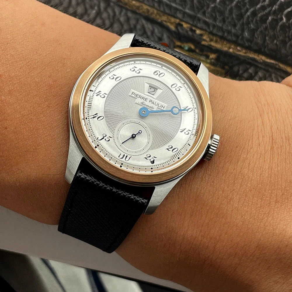 Pierre Paulin Jumping Hour Watch Bronze Bezel - Image 3