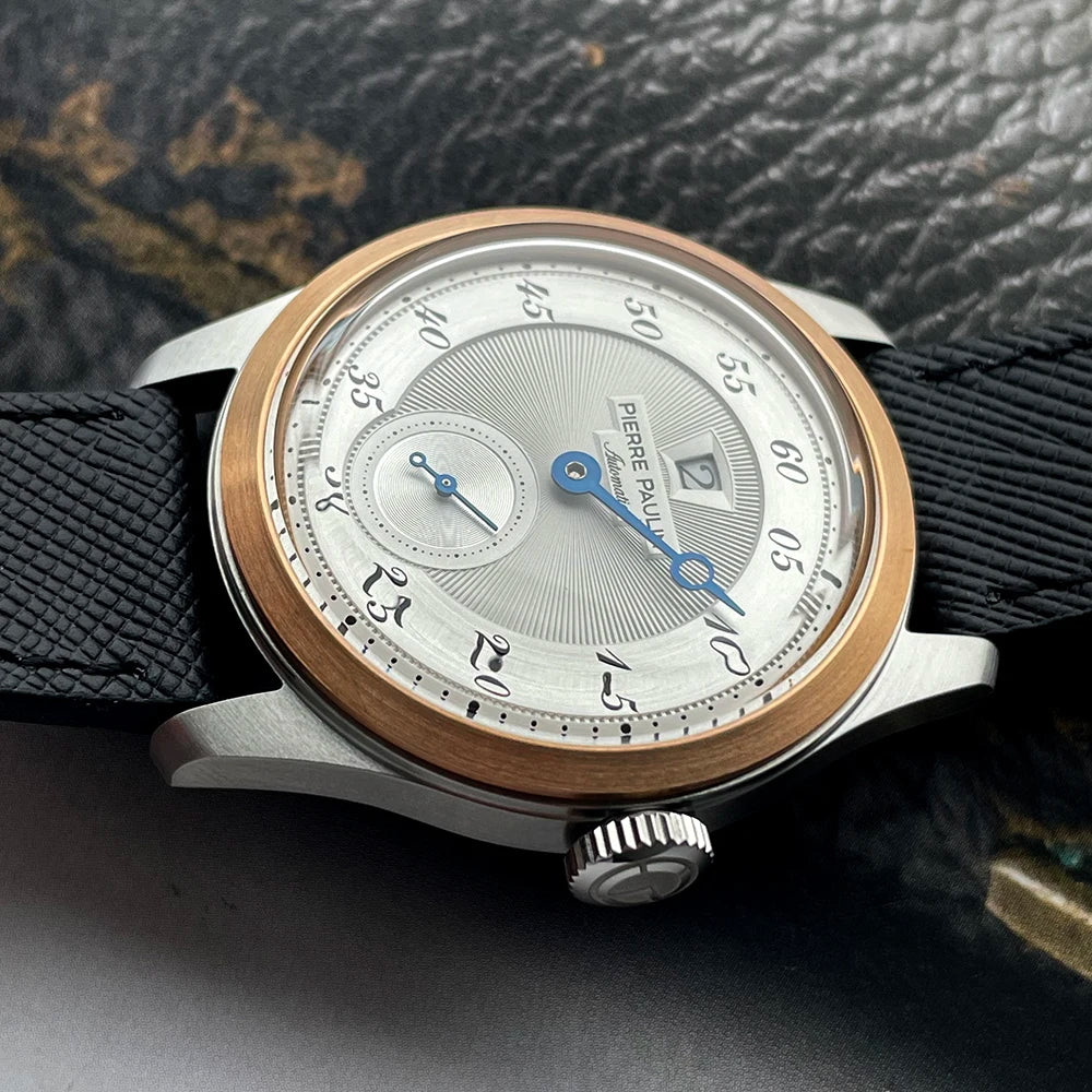 Pierre Paulin Jumping Hour Watch Bronze Bezel - Image 5