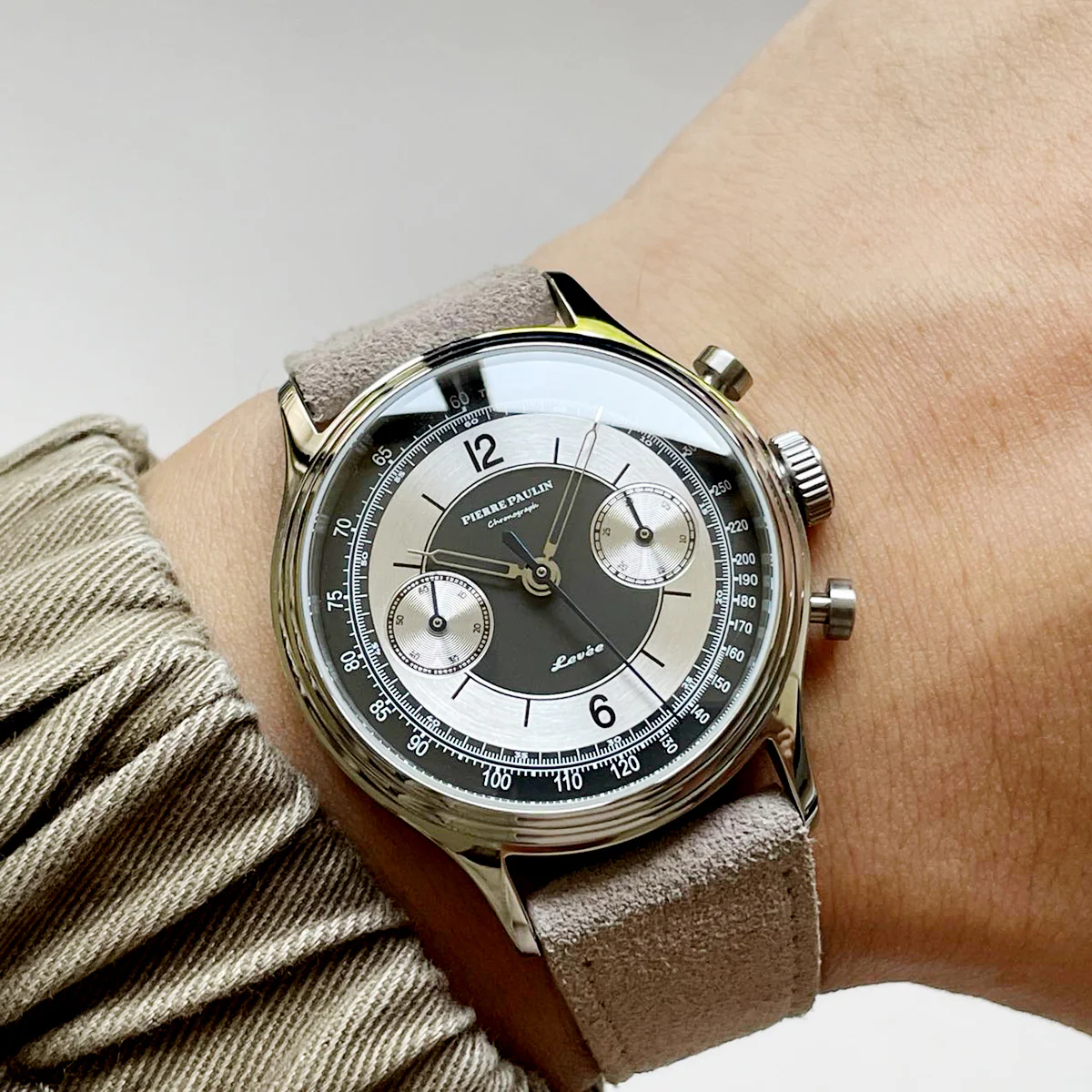 Pierre Paulin Sector Chronograph White - Image 5