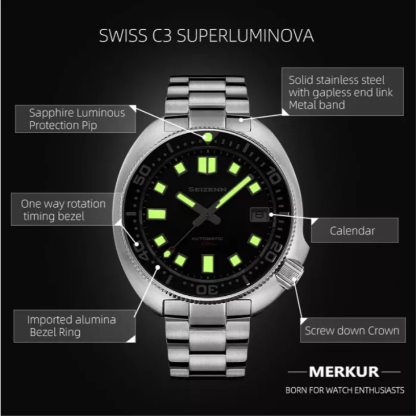 Seizenn Diver Watch - Image 6