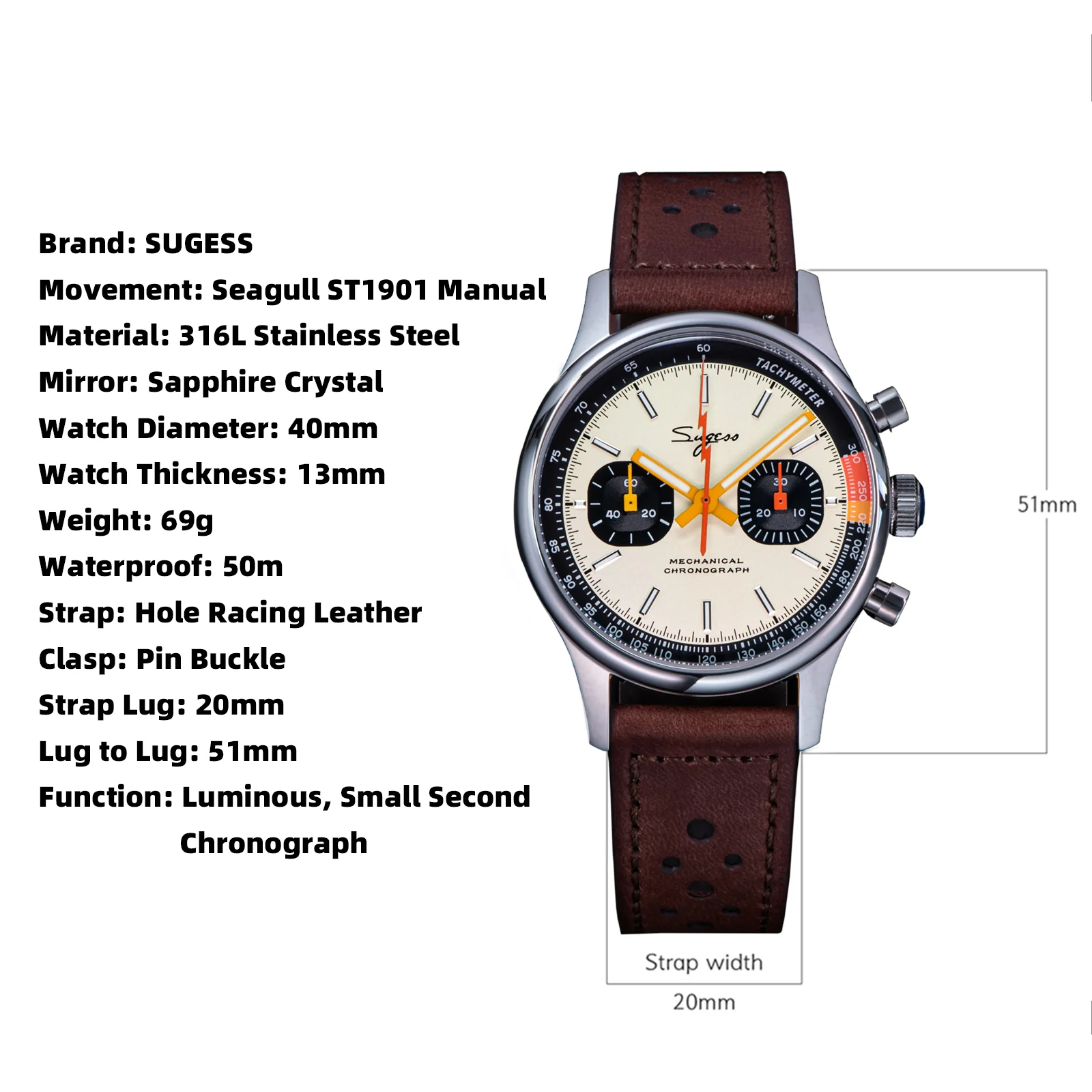 Sugess Chronograph V2 - Image 6